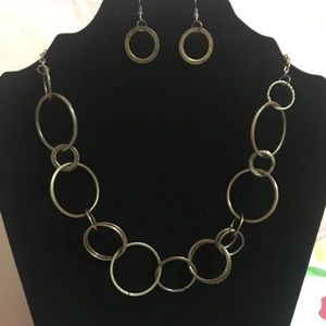 Brand new never used matching necklace & earrings